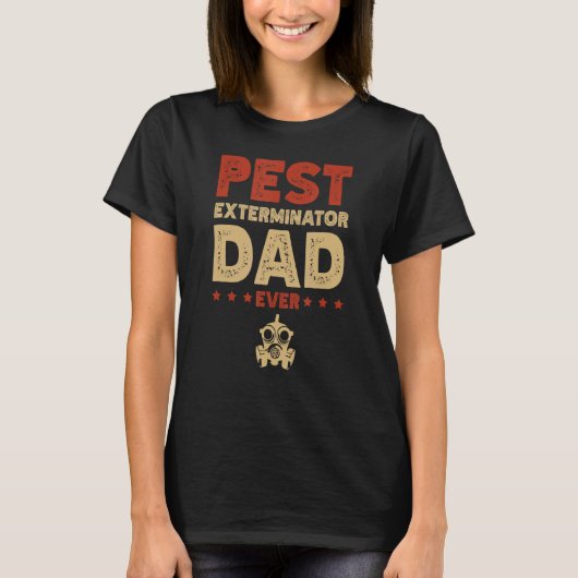 T-shirt Homme Pest Exterminateur Papa Jamais Bugs Extermin (Devant)