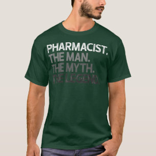 T-shirt Homme Pharmacien Le Mythe Légende Cadeau Premium
