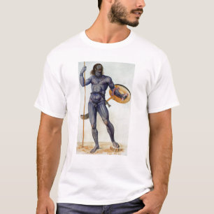 T-shirt Homme Pictish tenant un bouclier