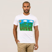 T-shirt homme pommiers (Devant entier)