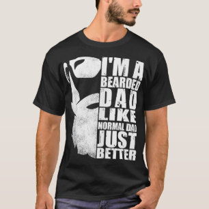 T-shirt Homme Porté Papa Drôle Unique Beard Mens PèreDay