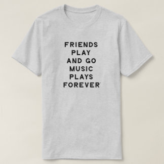 T-shirt Homme pour amis et musique