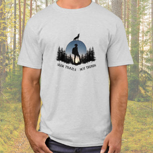 T-shirt homme pour randonneurs en pleine nature