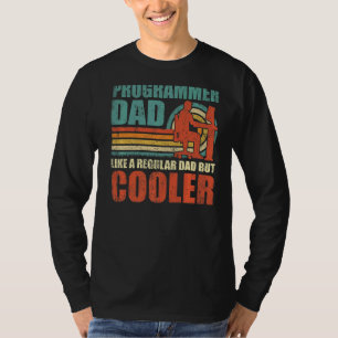 T-shirt Homme Programmeur Papa Comme Un Père Régulier Mais