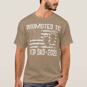 T-shirt Homme promu beau-père Établ 2022 Vintage Première
