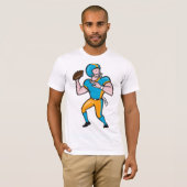 T-shirt homme quarterback (Devant entier)