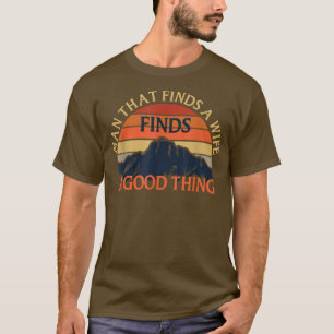 T-shirt Homme qui trouve une épouse Celui qui trouve une é