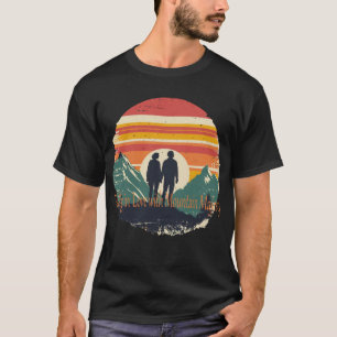T-Shirt Homme Randonnée Coucher de Soleil Majesté
