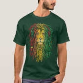 T-shirt homme Rasta King of Zion (Devant)