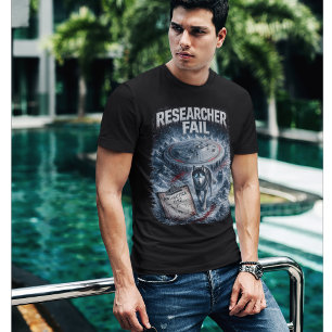 T-shirt homme Researcher Fail valeur sombre