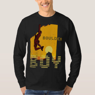 T-shirt Homme Retro Rock Climbing Vintage Escalade Coucher