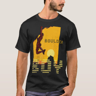 T-shirt Homme Retro Rock Climbing Vintage Escalade Coucher