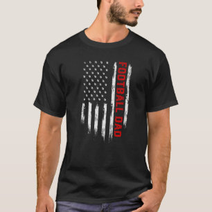 T-shirt Homme Retro Vintage États-Unis Drapeau américain F