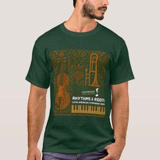 T-shirt homme Rhythms & Roots (Devant)
