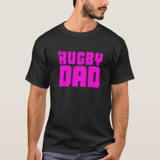 T-shirt Homme Rugby Papa Père Rugby Fan Fan Drôle Dire Hum