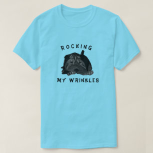 T-shirt homme Shar Pei Chien noir