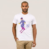 T-shirt Homme Ski (Devant entier)