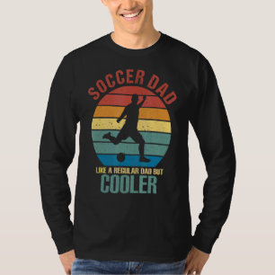T-shirt Homme Soccer Papa Vintage Soccer Joueur Fan Père