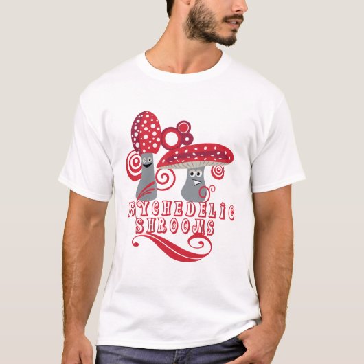 T-shirt homme super de champignons rétro (Devant)