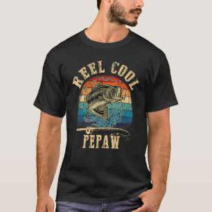 T-shirt Homme Super Pêcheur Pepaw Papa Fête Des Pères Pêch