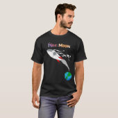 T-shirt Homme sur la lune (Devant entier)