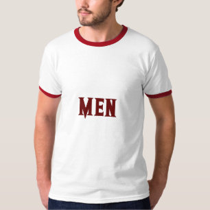 T-shirt Homme Texte personnalisé Couleur Rouge foncé Homme