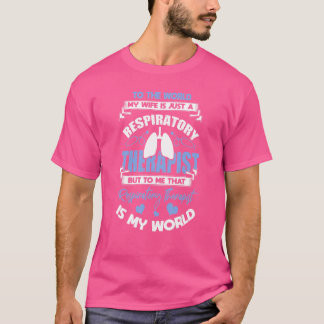 T-shirt Homme Thérapeute respiratoire Épouse Épouse Épouse