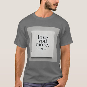 T-shirt homme toujours et toujours amoureux