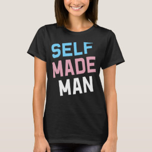 T-shirt Homme transgenre auto-fabriqué Lgbt Trans Pride Fl