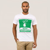 T-shirt homme transpondeur radar (Devant entier)