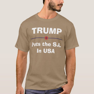 T-shirt Homme Trump met l’SA en chemise aux Etats-Unis
