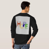 T-shirt homme typographie (Dos entier)