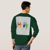 T-shirt homme typographie (Dos entier)