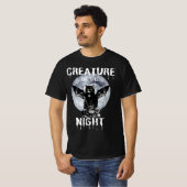 T-shirt Homme / Unisex Créature du chat de nuit (Devant entier)