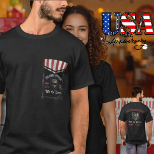 T-shirt homme US 250 We the People de style poche
