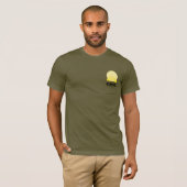 T-shirt homme vert (Devant entier)