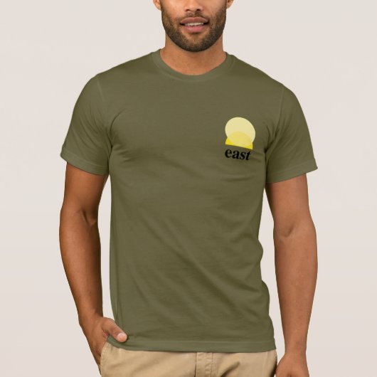 T-shirt homme vert (Devant)