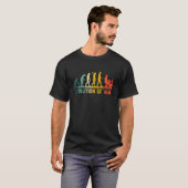 T-shirt Homme vintage Gamer Evolution (Devant entier)