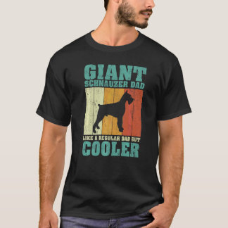 T-shirt Homme Vintage Giant Schnauzer Papa Comme Un Da Rég