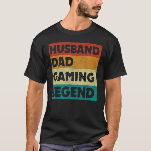 T-shirt Homme Vintage mari papa jeu vidéo Légende jeu