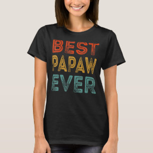 T-shirt Homme Vintage meilleur chat Papaw jamais bosse d'a