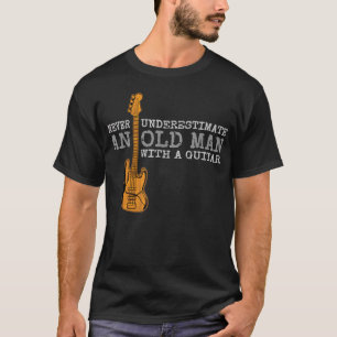 T-shirt Homme Vintage N'estimez jamais un vieil homme avec