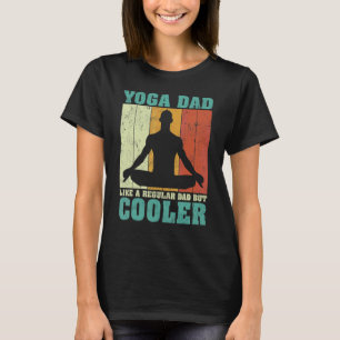 T-shirt Homme Vintage Retro Yoga Papa Comme Un Papa Normal