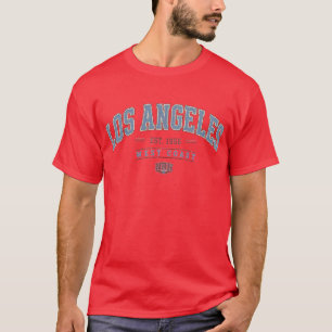 T-Shirt Homme Vintage Université de Los Angeles Cô