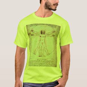 T-shirt Homme vitruvien par Leonardo da Vinci