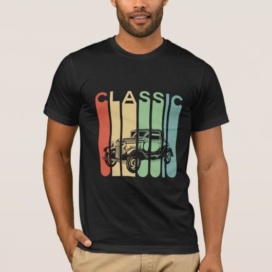 T-shirt homme Voiture Vintage (Devant)