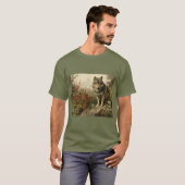 T-shirt Homme Wolf In Glen (Devant entier)