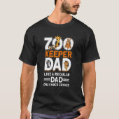 T-shirt Homme Zookeeper Papa Zoo Animal Zookeeper 1 (Devant)