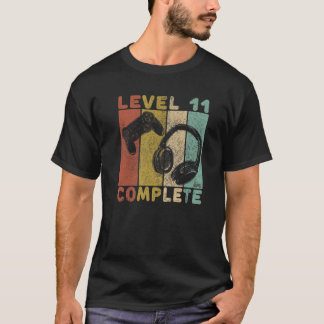 T-shirt Hommes 11E Anniversaire Hommes Jeu T Niveau 11 Com