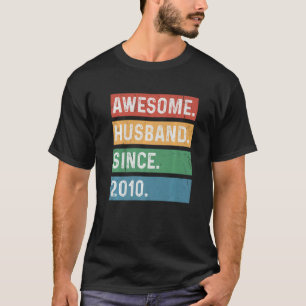 T-shirt Hommes 13e année Mariage Anniversaire - Awesome Hu